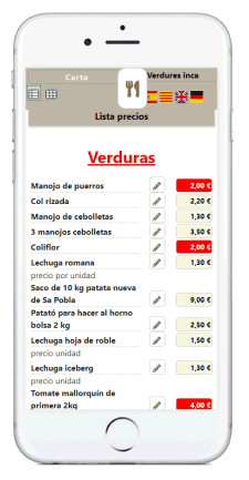 Vista previa en móvil